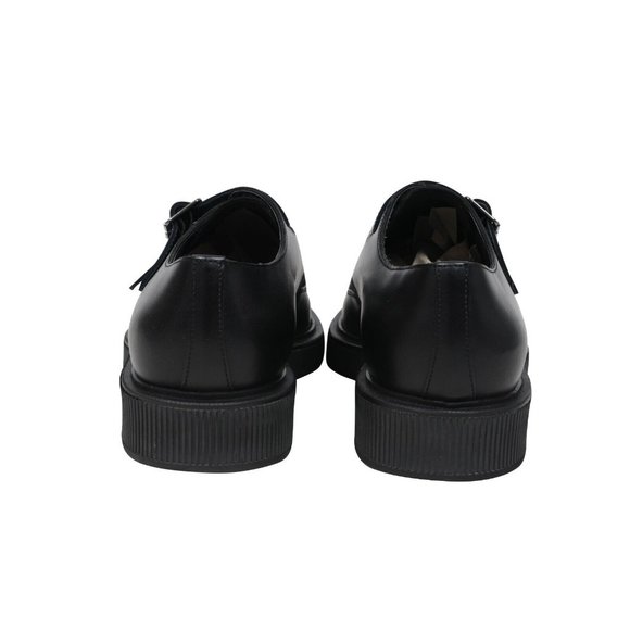 Lanvin Mens Chunky Creeper Derbys 10 L8 Black Leather Pony Hair Dress Monk Strap main image 10